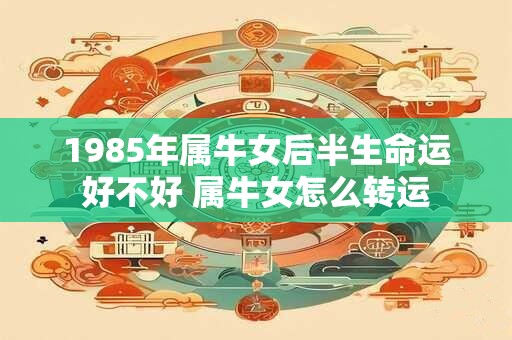 1985年属牛女后半生命运好不好 属牛女怎么转运