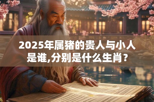 2025年属猪的贵人与小人是谁,分别是什么生肖？