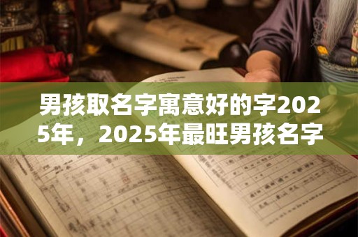 男孩取名字寓意好的字2025年，2025年最旺男孩名字