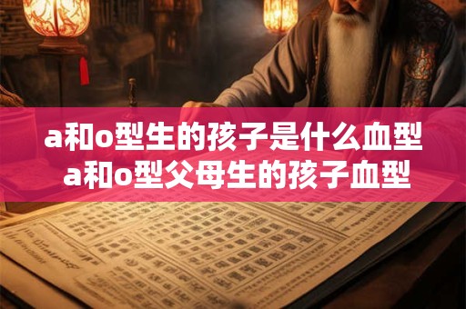 a和o型生的孩子是什么血型 a和o型父母生的孩子血型是什么
