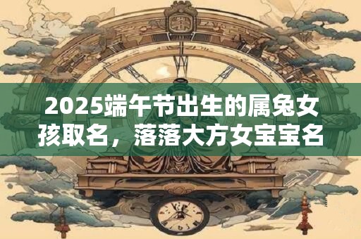 2025端午节出生的属兔女孩取名，落落大方女宝宝名字
