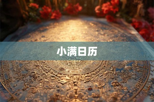 小满日历 小满日历