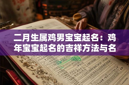 二月生属鸡男宝宝起名：鸡年宝宝起名的吉祥方法与名字推荐