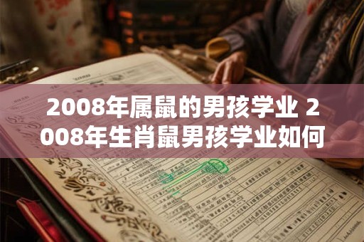 2008年属鼠的男孩学业 2008年生肖鼠男孩学业如何