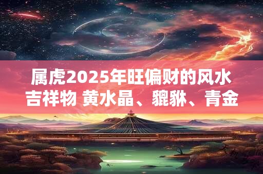 属虎2025年旺偏财的风水吉祥物 黄水晶、貔貅、青金石