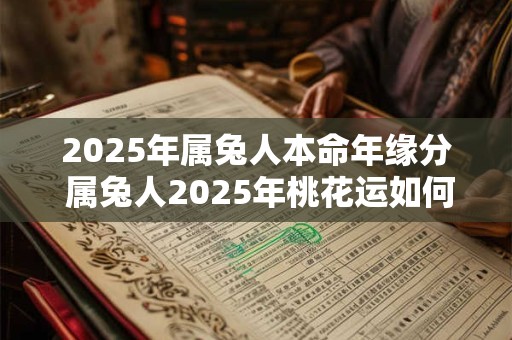 2025年属兔人本命年缘分 属兔人2025年桃花运如何
