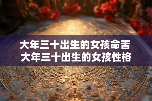 大年三十出生的女孩命苦 大年三十出生的女孩性格
