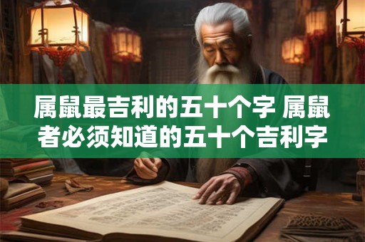属鼠最吉利的五十个字 属鼠者必须知道的五十个吉利字