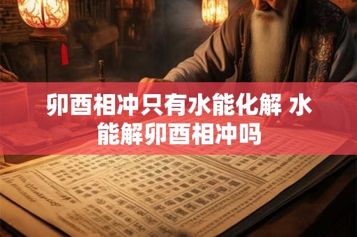 卯酉相冲只有水能化解 水能解卯酉相冲吗