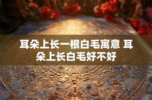 耳朵上长一根白毛寓意 耳朵上长白毛好不好