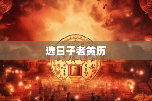选日子老黄历 选日子老黄历
