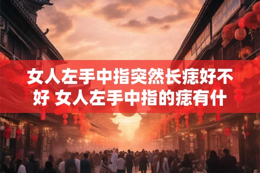 女人左手中指突然长痣好不好 女人左手中指的痣有什么寓意