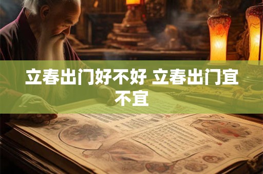 立春出门好不好 立春出门宜不宜