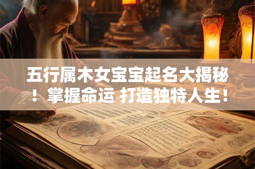 五行属木女宝宝起名大揭秘！掌握命运 打造独特人生！