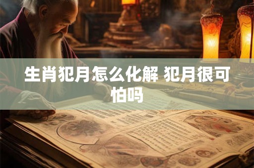 生肖犯月怎么化解 犯月很可怕吗