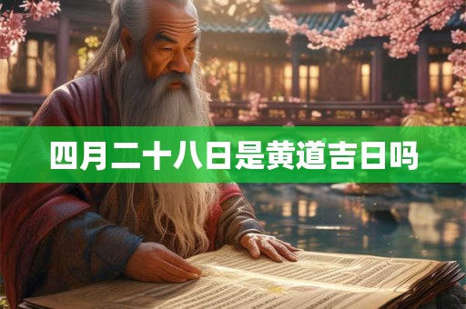 四月二十八日是黄道吉日吗
