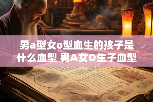 男a型女o型血生的孩子是什么血型 男A女O生子血型是什么