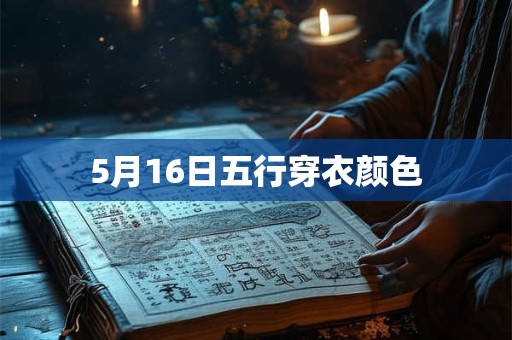 5月16日五行穿衣颜色