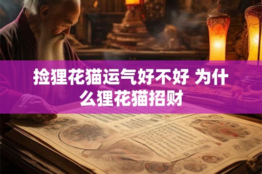 捡狸花猫运气好不好 为什么狸花猫招财