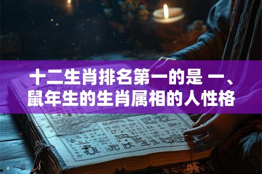 十二生肖排名第一的是 一、鼠年生的生肖属相的人性格特点