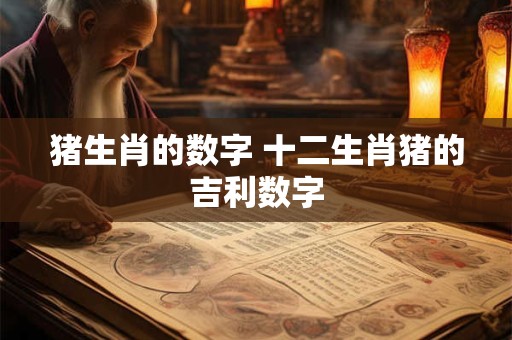 猪生肖的数字 十二生肖猪的吉利数字 猪生肖的数字 十二生肖猪的吉利数字