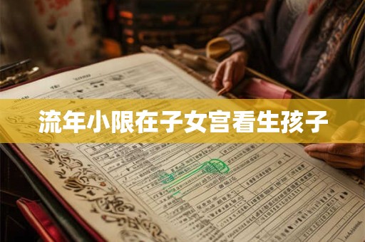 流年小限在子女宫看生孩子