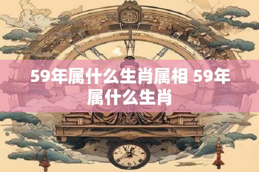 59年属什么生肖属相 59年属什么生肖