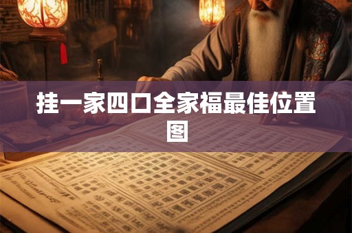 挂一家四口全家福最佳位置图