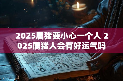 2025属猪要小心一个人 2025属猪人会有好运气吗