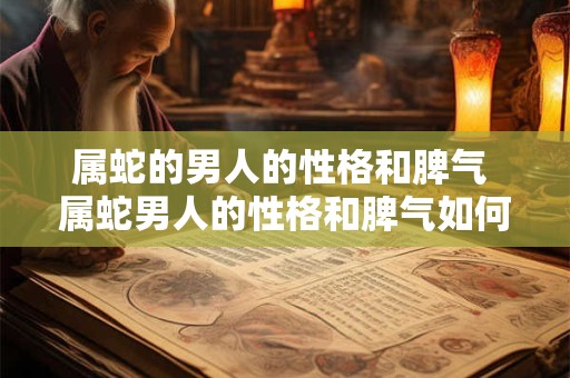 属蛇的男人的性格和脾气 属蛇男人的性格和脾气如何