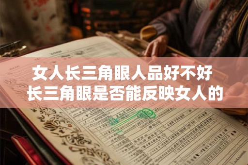 女人长三角眼人品好不好 长三角眼是否能反映女人的品德