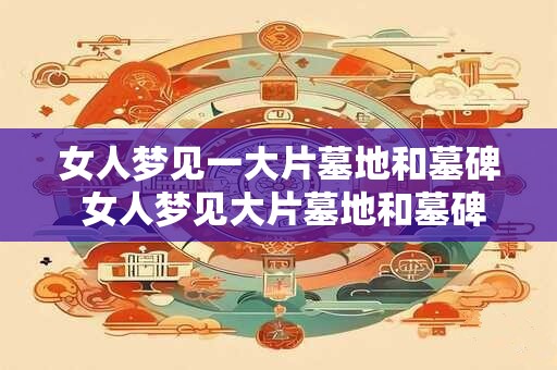 女人梦见一大片墓地和墓碑 女人梦见大片墓地和墓碑代表什么