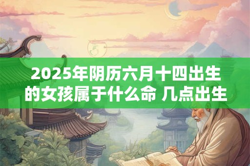 2025年阴历六月十四出生的女孩属于什么命 几点出生最好 2025年阴历六月十四出生的女孩属于什么命 几点出生最好