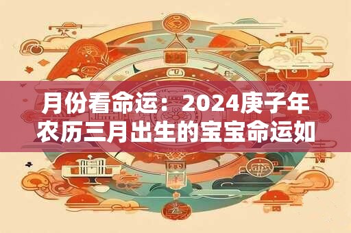 月份看命运：2024庚子年农历三月出生的宝宝命运如何