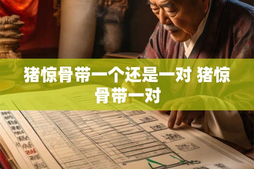 猪惊骨带一个还是一对 猪惊骨带一对