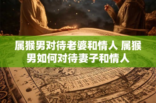 属猴男对待老婆和情人 属猴男如何对待妻子和情人