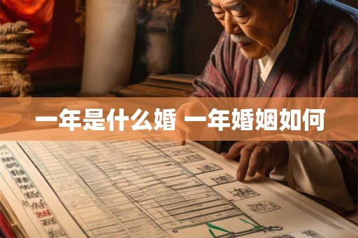 一年是什么婚 一年婚姻如何