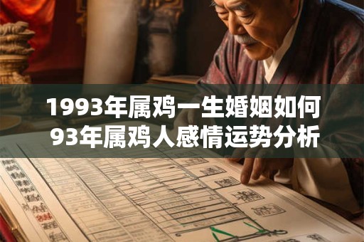 1993年属鸡一生婚姻如何 93年属鸡人感情运势分析