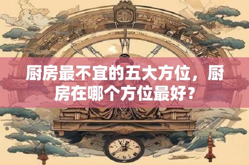 厨房最不宜的五大方位，厨房在哪个方位最好？