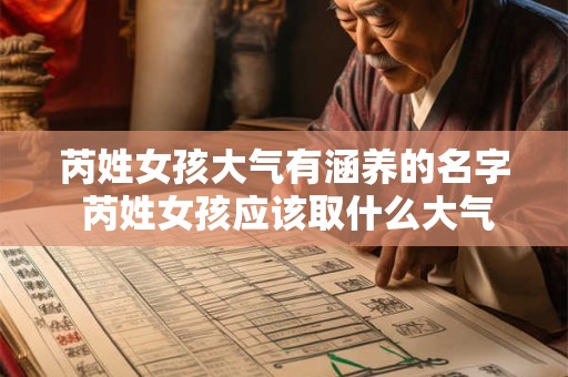 芮姓女孩大气有涵养的名字 芮姓女孩应该取什么大气有涵养的名字