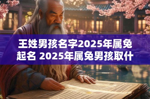 王姓男孩名字2025年属兔起名 2025年属兔男孩取什么名字好