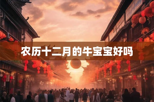 农历十二月的牛宝宝好吗 农历十二月的牛宝宝好吗