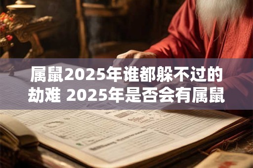 属鼠2025年谁都躲不过的劫难 2025年是否会有属鼠人躲不过的劫难