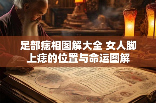 足部痣相图解大全 女人脚上痣的位置与命运图解