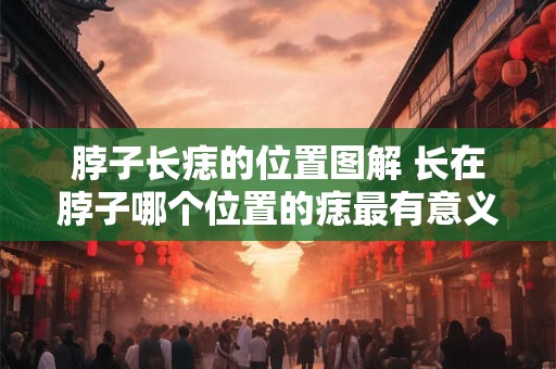 脖子长痣的位置图解 长在脖子哪个位置的痣最有意义