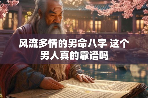 风流多情的男命八字 这个男人真的靠谱吗