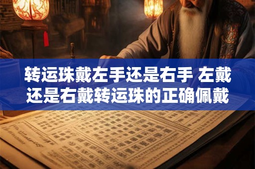 转运珠戴左手还是右手 左戴还是右戴转运珠的正确佩戴方式