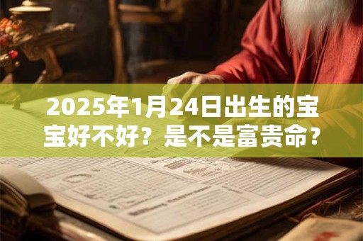 2026年1月24日出生的宝宝好不好?是不是富贵命? 2026年1月24日出生的宝宝好不好?是不是富贵命?