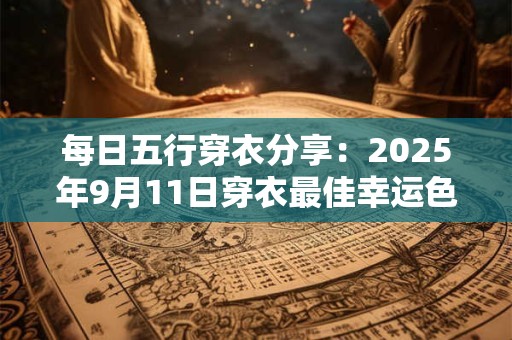 每日五行穿衣分享：2025年9月11日穿衣最佳幸运色