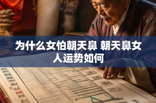 为什么女怕朝天鼻 朝天鼻女人运势如何